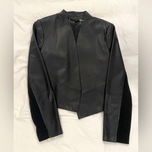 Never worn Alicia + Olivia Harvey Leather Jacket